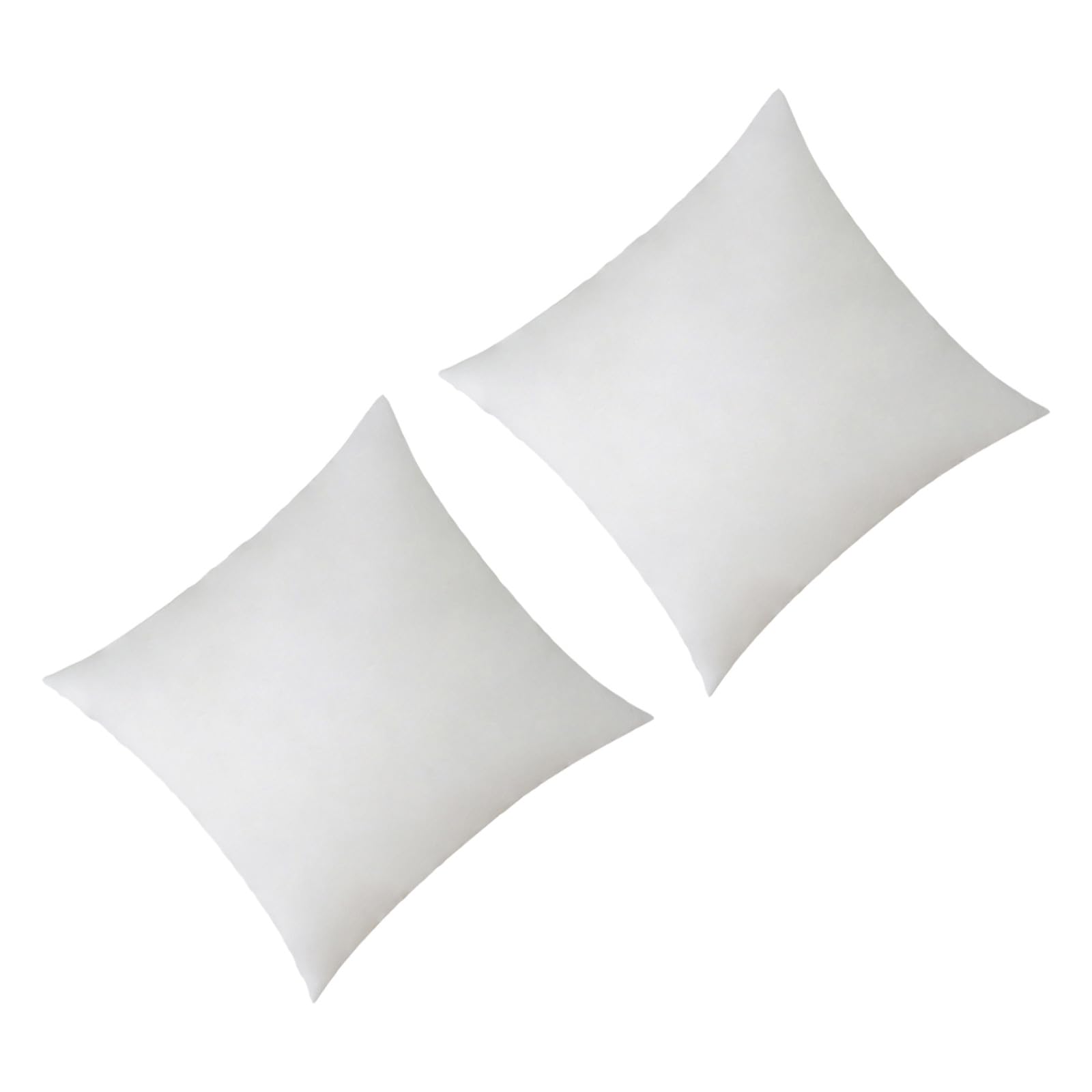 Riempimento per Cuscini 2 Pezzi Imbottitura Pp Cotone, Tessuto Non Tessuto Bianco, Adatto per Divano e Ufficio, Design Semplice e Sicuro
