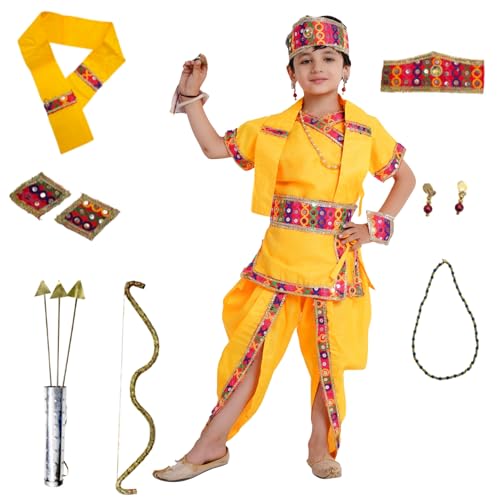 Image of Kaku Fancy Dresses Ram Costume for Kids Infant Baby Ram Dress for Boys with Accessories