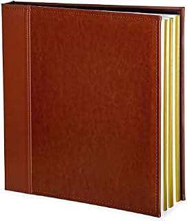 Large Photo Album Scrapbook with 20 Self Adhesive Writable Magnetic Sheets (40 Acid-Free Pages)  Vegan Leather Scrap Book for 3x5, 4x6, 5x7, 6x8, 8x10 Pictures  33.02cm x 33.5cm