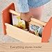 Fisher-Price Wood Pretend Play Toy Tiny Garden Caddy, 12-Piece Set with Wooden Tools & Plants for Preschool Kids Ages 3+ Years (Amazon Exclusive)