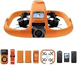 HOVERAir Aqua Waterproof Flying Camera IP67 Drone for Water Sports, 4K 100fps, Under 249g, Level 7 Wind Resistance, RTK Hands-Free Tracking, Palm Take-off, 128GB Internal Storage（Land and Sea combo）