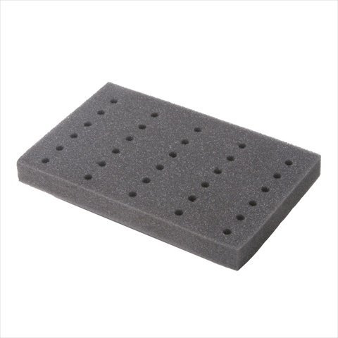 0021 Polyester Foam Test Tube and Microcentrifuge Tube Rack for 500 microliters,1.5 milliliters and 1.8 milliliters Test Tubes, 50 Place (Case of 6)