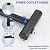 Deseegoal Waterfall Kitchen Faucets with Three Function Pullout Sprayer, Single Handle Faucet for Kitchen Sink 1 or 3 Hole Installation, 360°Rotatable Kitchen Sink Faucet, Black