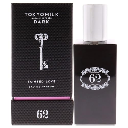 TokyoMilk Dark Tainted Love Eau de Parfum, 1.6 fl. oz, 47.3 ml, Dark Vanilla Bean, Orchid, White Tea, & Sandalwood, Daring, Provocative, & Alluring Perfume for Women, Unique Feminine Scented Self Care