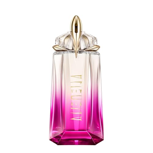 Mugler Alien Pulp Eau de Parfum, Perfume para Mujer, Fragancia Floral Frutal, Aroma Supra Delicioso, Jazmín Cremoso y Almizcles Aterciopelados en Icónico Frasco Recargable, 90 ml