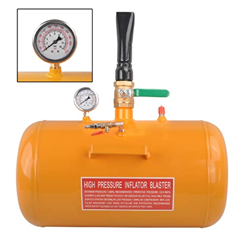 Image of 10 Gallon Air Tire Bead Seater Blaster Tool Seating Tire Inflator-145PSI Tire Bead Seating Tool for Car Truck ATV Tank,Yellow