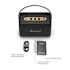 Marshall Kilburn III Portable Bluetooth Speaker - Black & Brass (Renewed) — photo 6 of 6