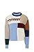 ALEXACHUNG Rent the Runway Pre-Loved Wool Patchwork Sweater, Multicolored, Small