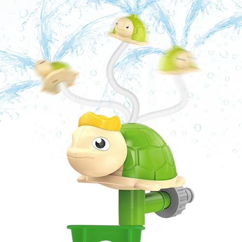 Asserspielzeug Kinder Outdoor – Blaue Schildkröte Wassersprinkler Garten Spielzeug, Rasen Sprenger für Kinder, Ideal für...