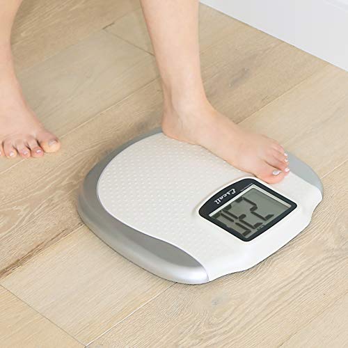 Escali Extra Large Display Digital Bathroom Scale For Body Weight With Easy-To-Read Display And Non-Slip Platform, Extra-High Capacity Of 440 Lb, Batteries Included #TOP3