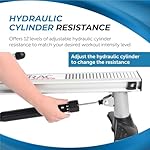 Stamina Hydraulic Rowing Machine, BodyTrac Glider with Cylinder Resistance, 250 Lbs - Home and Gym Exercise Equipment - Ideal for Fitness Training and Body Workout - Image 5