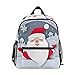 Produktbild Schultasche Süßer Schnee Lächeln Weihnachtsmann Vorschulrucksack Kinder Reise Daypack für Jungen Mädchen