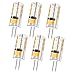 Produktbild Angevol G4 LED Lampen,6 Stück 3W Warmweiß Birnen AC/DC 12V 300LM Led Stiftsockellampe Ersatz für 30W Halogenlampen, Energiesparlampe 3000K Kein Flackern Nicht Dimmbar 360° Lichtwinkel