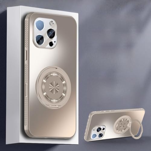 冷却 iPhone 16 E ケース MagSafe対応 放熱 薄型 多機能360度回転スタンド 縦横両対応 メッシュケース マグネット搭載 ワイヤレス充電対応 耐衝撃 いphone 16 E カバー 内蔵スタンド リング付き スマホ冷却 放熱 アイフォン