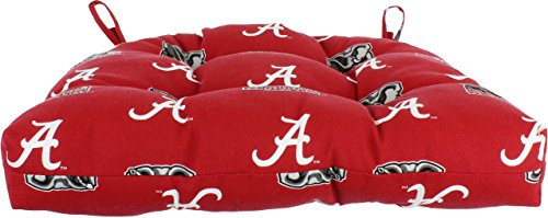 Image of College Covers NCAA Alabama Tide Chair Cushion, 20 inch x 20 inch x 3 inch, Crimson