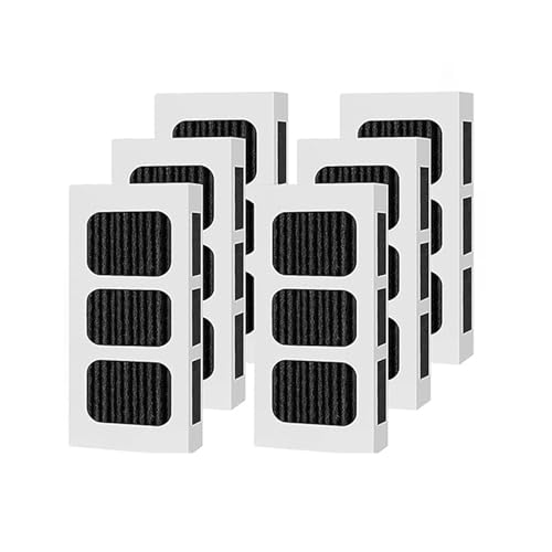 6 PACK Refrigerator Air Filter Replacement Carbon Activated Filter for Paultra2 Compatible with Frigidaire Pure Air Ultra 2 and EAP12364179 242047809 242047805 5303918847