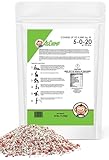 AgChimp 5-0-20 with 2% Iron Professional Turf Fertilizer, 16lbs - Targeted Nutrient System for Long-Lasting Lawn Strength, Color and Stress Defense - Covers 5,000 sq ft