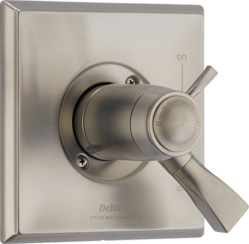 DELTA FAUCET T17T051-SP Dryden TempAssure 17T Series Valve Only Trim, SpotShield Stainless
