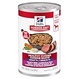 Hill's Science Diet Senior 7+ Healthy Cuisine Canned Dog Food, Hearty Beef, Carrots & Peas Stew 12 x 354 g Can