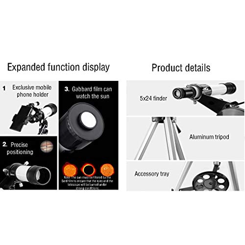 Telescope Refractor Portátil ARCH 70mm 400mm miniatura 5