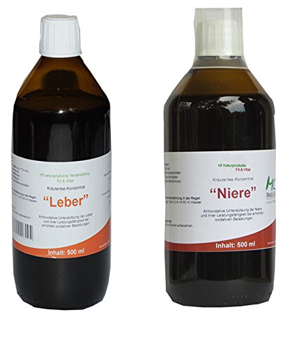 Leber + Niere Teekonzentrate antioxidativen Unterstützung Entgiftung Beide gehören zusammen Cover