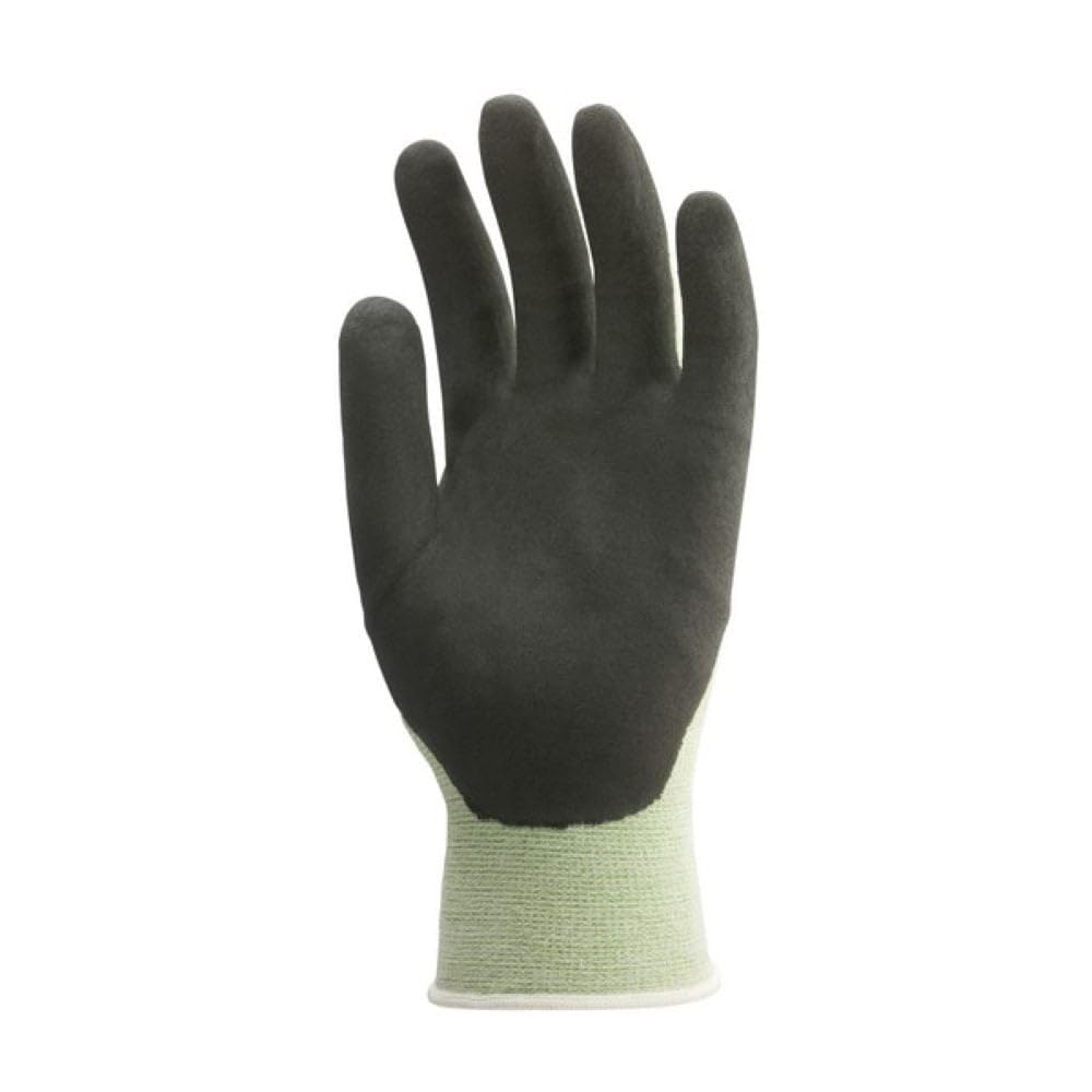 Guantes de precisión de fibra de bambú con revestimiento de nitrilo Eurotécnico (lote de 10 pares de guantes)