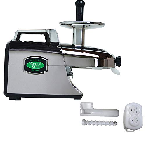 Pack promo Tribest Greenstar Elite GSE5000 Chromé + kit à pâtes - Extracteur De Jus Horizontal
