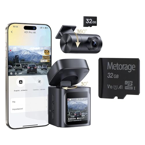 Baseus VD1 Pro Dashcam Auto Vorne Hinten 4K+1080P and 32GB TF Card