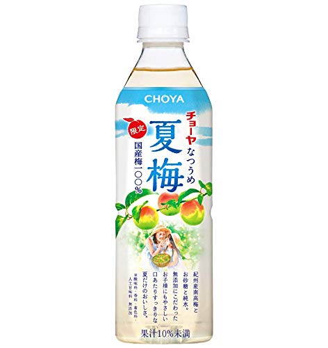 チョーヤ 夏梅 500gペットボトル×24本入×(2ケース)