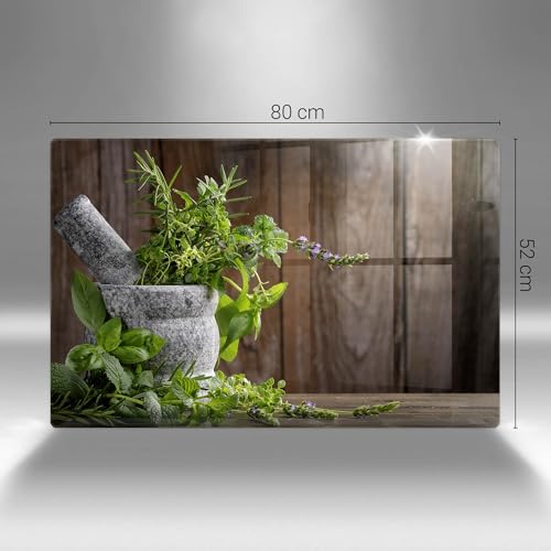 Planche à découper 80x52cm Wallfluent grand format en matériau résistant de cuisson - 7