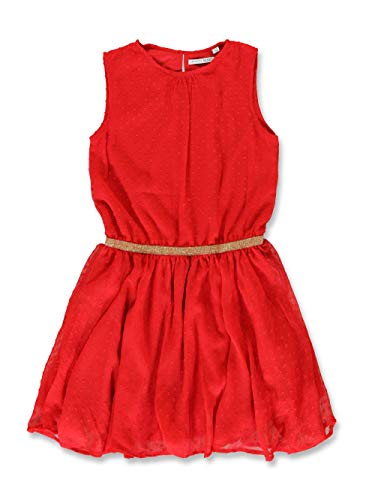 Lemon Beret Small Girls robe Casual Fille - Rouge (RIBBON RED) - (128-134 cm) Cover