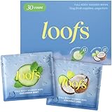 Loofs On-the-Go Body Cleansing Cloths Variety - 30 CT Large, Biodegradable Wipes for Instant Freshness - Perfect for Travel, Post-Workout, and Quick Clean-Ups