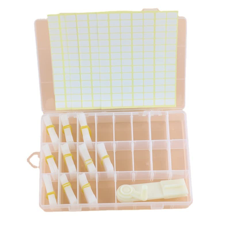 Amazon | 刺繍糸 収納ボックス 大容量 刺?糸収納 仕切り付きケース 糸