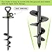 SELEWARE Dog Tie Out Stake Outdoor Anti-Rust Ground Anchor für große Hunde bis zu 220 lbs, Free Swivel Dog Stake Dog Camping Gear Twist Rod Included