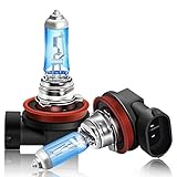 DZG H8 Halogen Fog Light Bulbs Automobiles PGJ19-1 5500K Warm White 12V 35W, 2 Pack