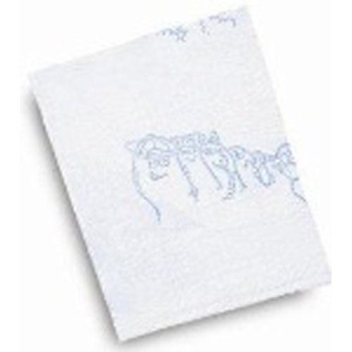 TIDI Products 918189 Choice Podiatry Towels, Waffle-Embossed, 3-Ply Tissue, Tidi Print, 13