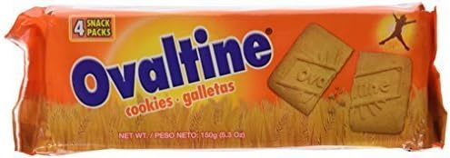 Ovaltine Biscuits, 4 packs of 5 (20 biscuits) by Seprod