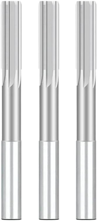 W6542 HSS Machine Tool Reamer H8, 2mm- 20mm Straight Shank Chuck Machine Tool Reamer Straight Slot Reamer milling Cutter(6pcs 4-12mm Set H8)