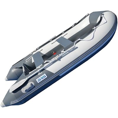 BRIS 10.8 ft Inflatable Boat Inflatable Rafting Fishing Dinghy Tender Pontoon Boat