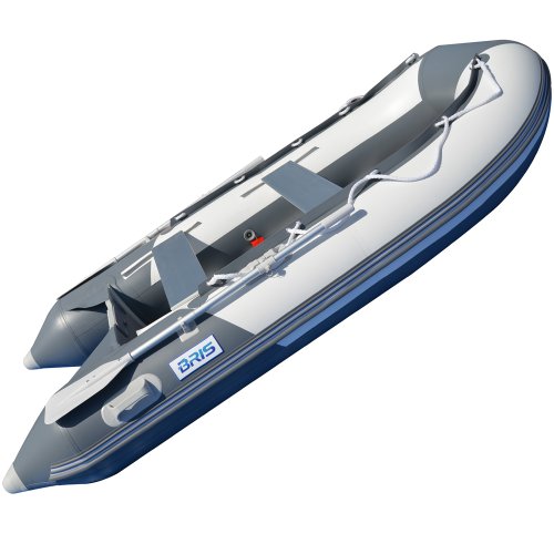 BRIS 10.8 ft Inflatable Boat Inflatable Rafting Fishing Dinghy Tender Pontoon Boat - Image 4