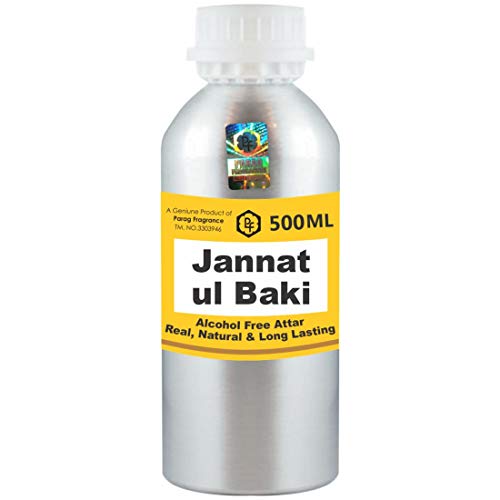 Parag Fragrances Jannat ul Baki Attar 500ml Confezione all'ingrosso Attar (Senza alcool, Long Lasting Attar Uomo - Donna & Uso Religioso) Worlds Best Attar | Itra | Olio profumato | Profumo