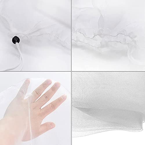 Sacos com cordão de barreira para pássaros,de jardim, de malha para pássaros para jardins | Tela de