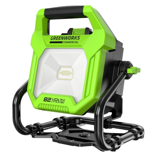 Greenworks 82V (AC/DC) 2500-Lumen LED Work Light, Battery and Charger Not Included
