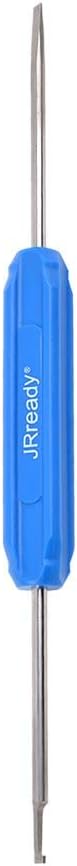 JRready DRK-RT1 Double Ended Removal Tool, 90 Degree Hook+ Standard Flat Head Screw Driver, Suitable for DT, DTM, DTP Connectors