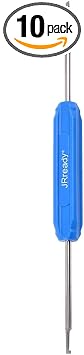 JRready DT series Solid contacts Pin removal tool DRK-RT1, Deutsch Connector Removal Tool, 90 Degree Hook+ Standard Flat Head Screw Driver, suitable for DT, DTM, DTV, DRB, DRCP and STRIKE connectors