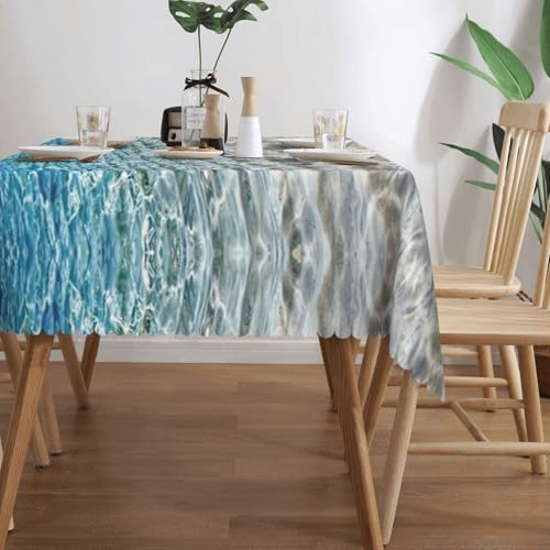 Nappe transparente eau de mer lavable pour protéger la table de cuisine - 4