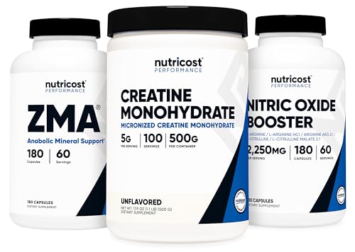 Nutricost Creatine, Nitric Oxide & ZMA