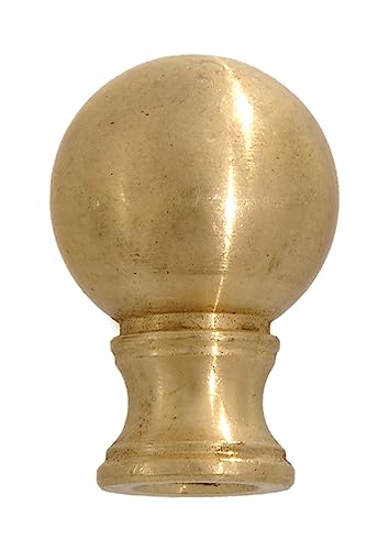 Image of B&P Lamp 1 inch Ball Finial, Tapped 1 /8F for 1 /8 IPS, Unfinished