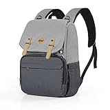 Kiwi Coolbag Wickelrucksack, groß genug, um alles zu halten, was Sie brauchen, und stilvoll, 16 Farben, Dunkelgrau – Grau, One size