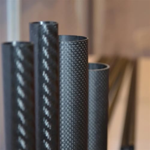 2pcs/lot Length 500mm Carbon Fiber Tube 3K Twill Matte for Aircraft(2pcs 8x6x500mm)